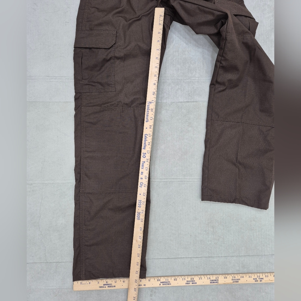 Propper tactical rip stop pants women's 28 chocolate brown double knee cargo - Picture 7 of 10